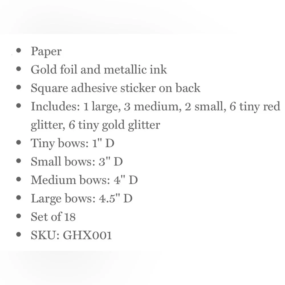 Rifle Paper Co. Holiday Bow Set NIP